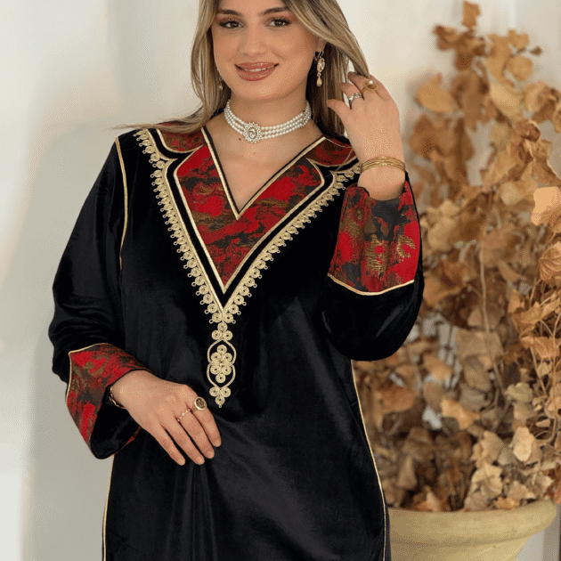 ✨ قفطان المخمل الملكي ✨